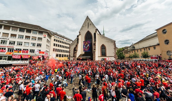 Liverpool-Fans nahmen Basel ein.