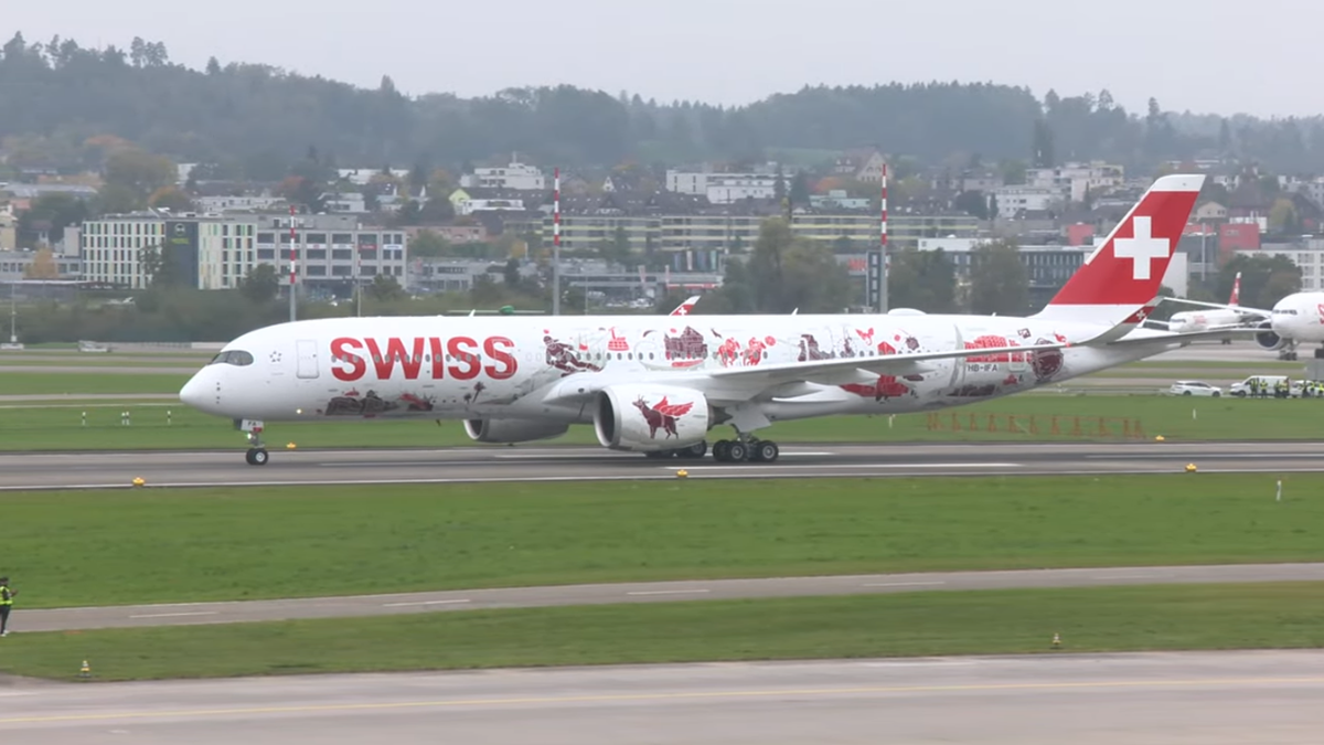 Airbus A350 Swiss Flughafen Zürich