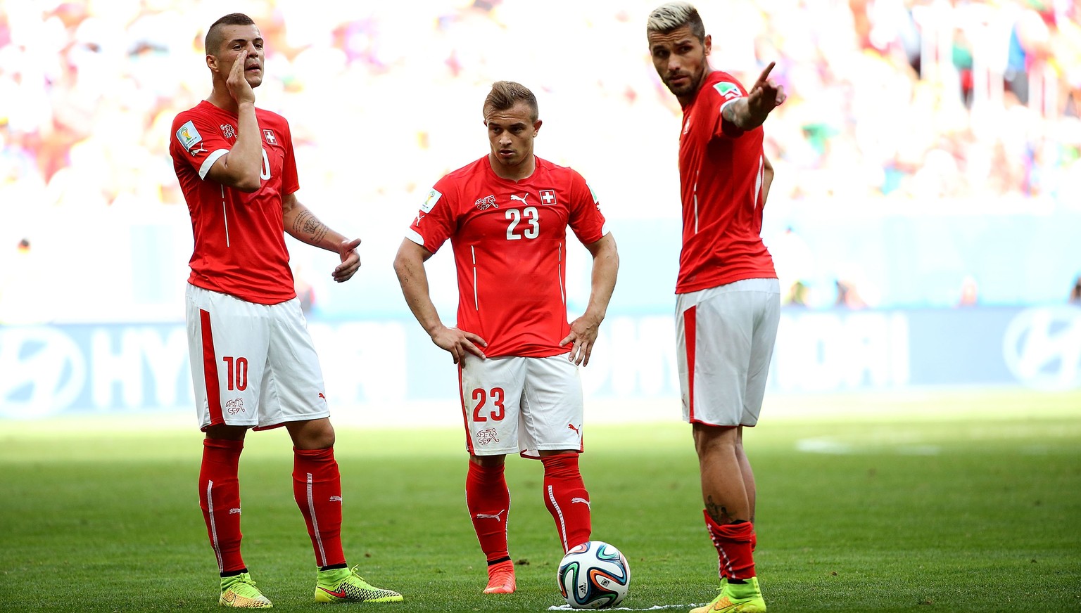 Trumpfen Granit Xhaka, Xherdan Shaqiri und Valon Behrami in der Nati gross auf?