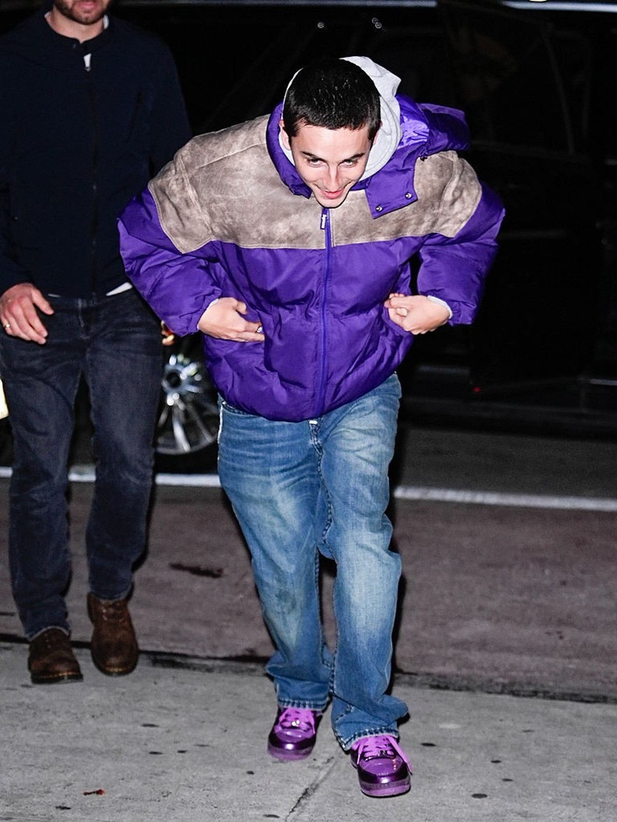 NEW YORK, NY - DECEMBER 15: Timothee Chalamet is seen on December 15, 2025 in New York City. (Photo by XNY/Star Max/GC Images)