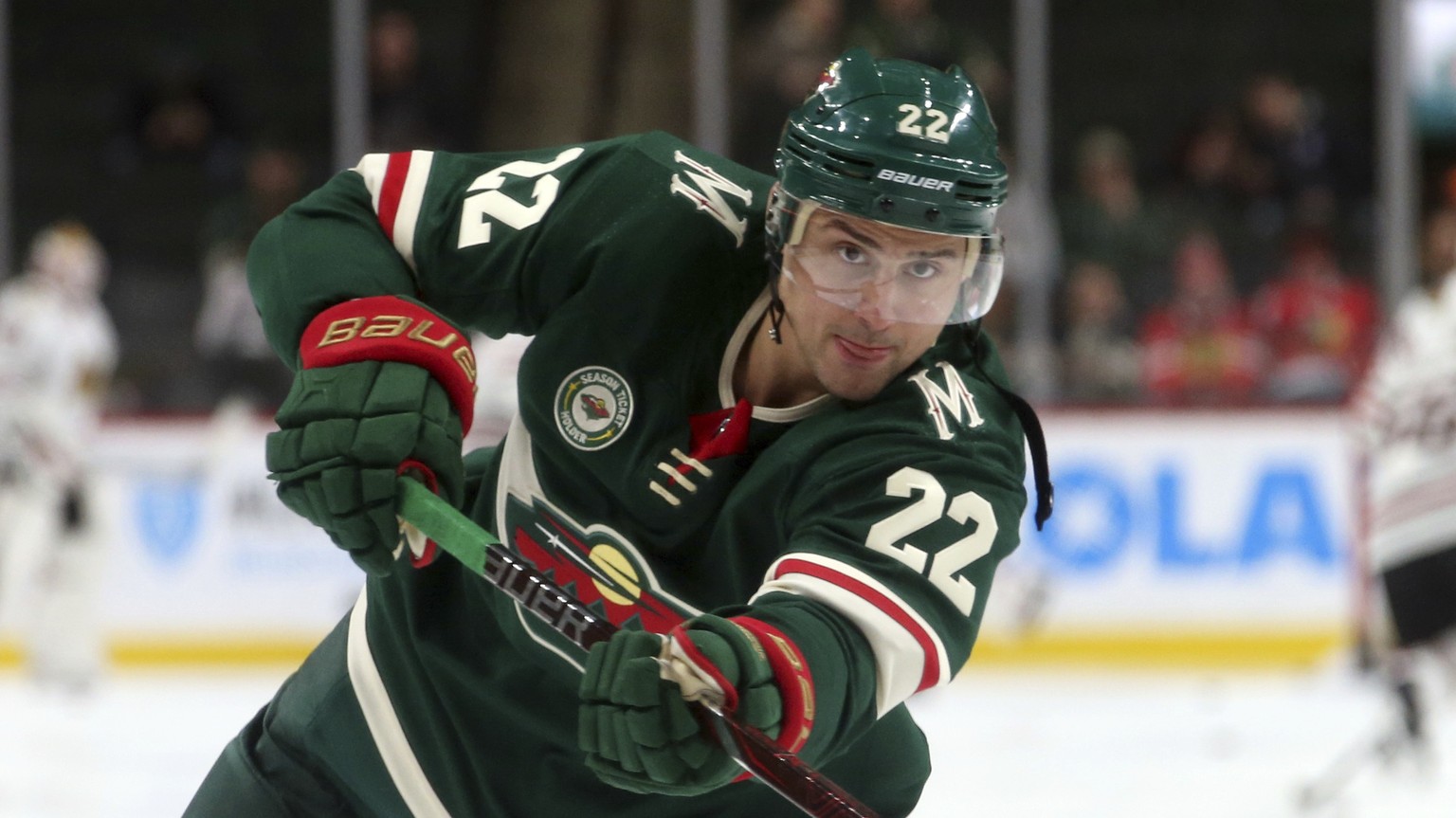 ARCHIVBILD --- ZUM WECHSEL VON NINO NIEDERREITER IN DER NHL PER SOFORT VON DEN MINNESOTA WILD ZU DEN CAROLINA HURRICANES, STELLEN WIR IHNEN FOLGENDES BILDMATERIAL ZUR VERFUEGUNG --- Minnesota Wild&#03 ...