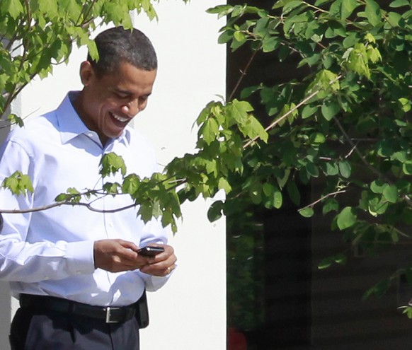 Barack Obama und sein Blackberry&nbsp;– bald ein Bild der Vergangenheit?