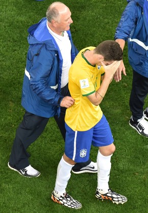 Coach Luiz nochmals mit Oscar.