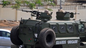 Patrouille in der nigerianischen Hauptstadt Abuja.