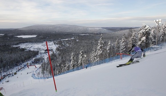 Herrliche Winterlandschaft in Levi.