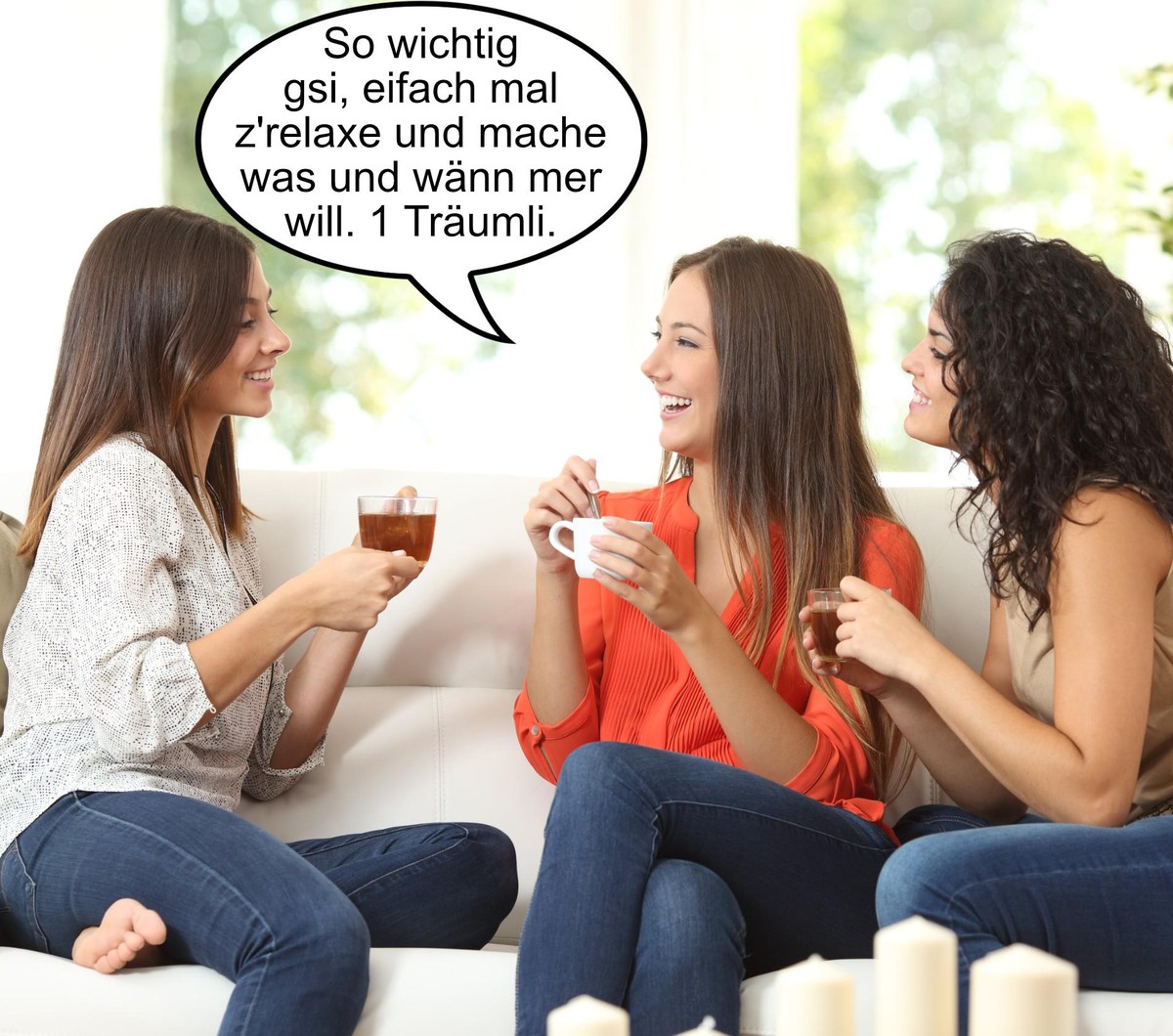 Wie wir jeweils von den Ferien berichten – und wie es wirklich war