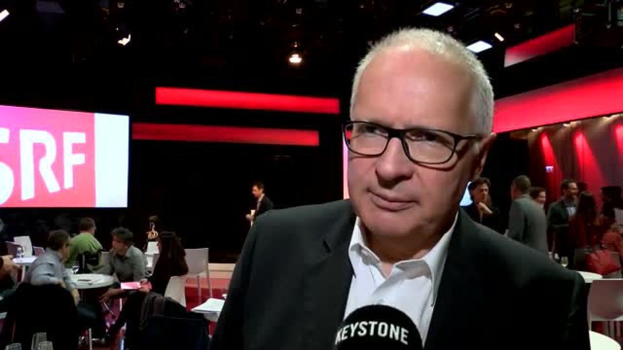 SRF-Direktor Ruedi Matter kündigt anlässlich der Jahresmedienkonferenz neue Grossprojekte an.&nbsp;