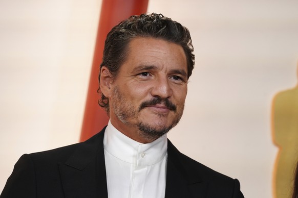 Pedro Pascal arrives at the Oscars on Sunday, March 12, 2023, at the Dolby Theatre in Los Angeles. (Photo by Jordan Strauss/Invision/AP)
Pedro Pascal