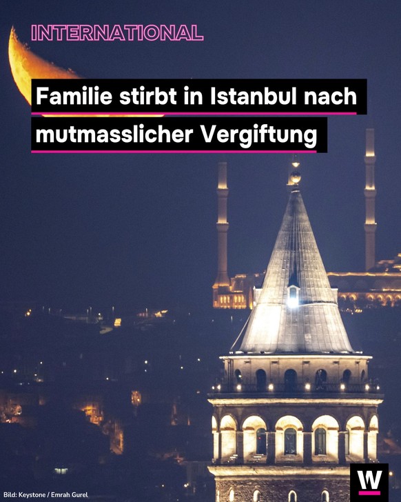 &lt;p&gt;In Istanbul sterben eine Mutter und ihre zwei Kinder infolge einer mutmasslichen Lebensmittelvergiftung.&lt;/p&gt;