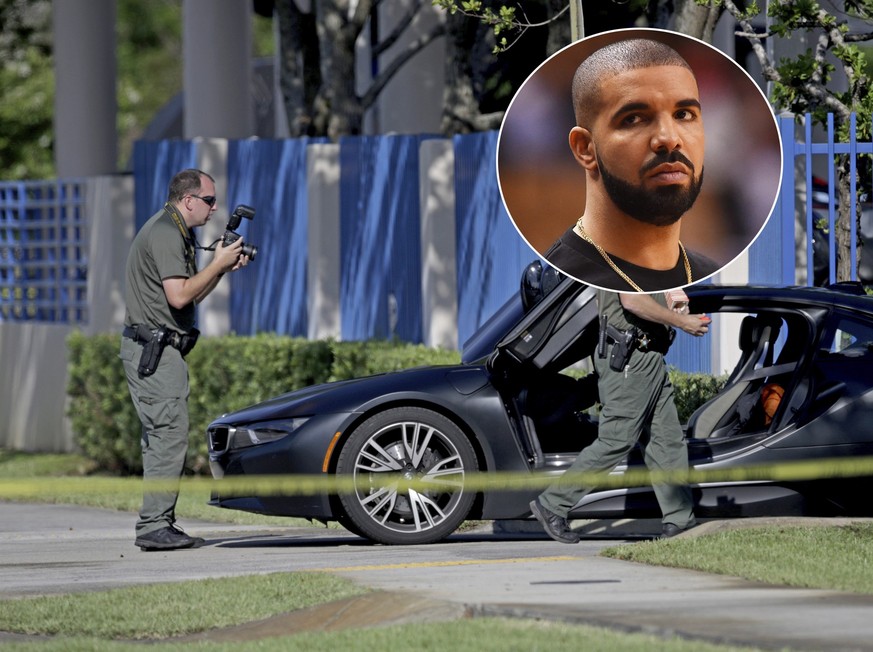 Was weiss Drake über den Mord am US-Rapper? Im Bild der Tatort.