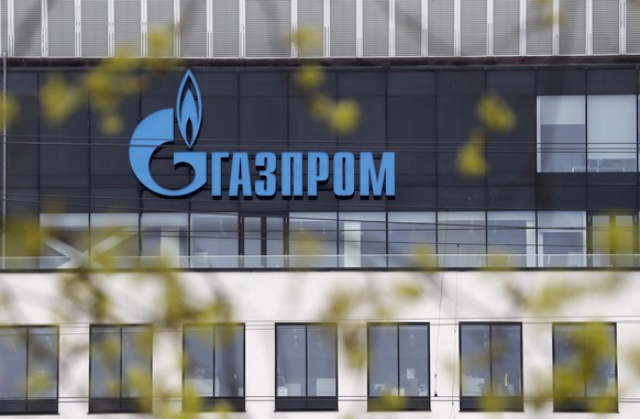 epa09939876 The Gazprom building on Moskovsky Prospekt in St. Petersburg, Russia, 11 May 2022. The International Gas Union (IGU), of which Gazprom is a member, has suspended, until further notice, any ...