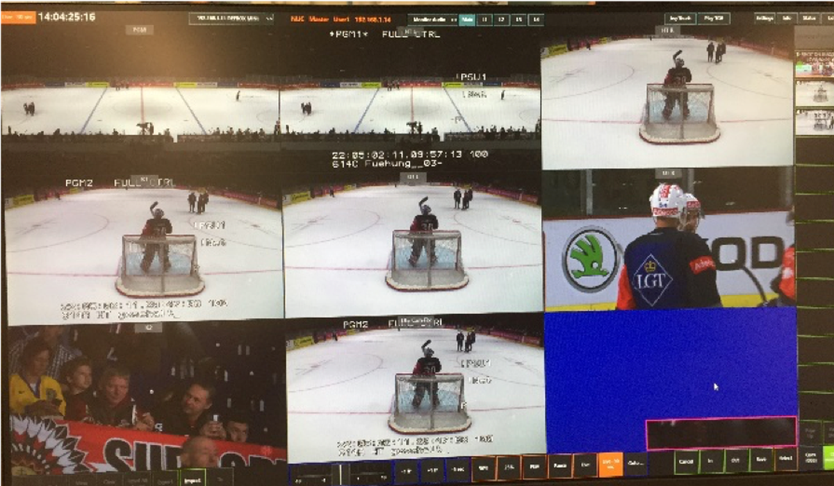 Das neue Video-Judge-System der National League.