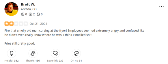 yelp Kommentare mcdonalds trump