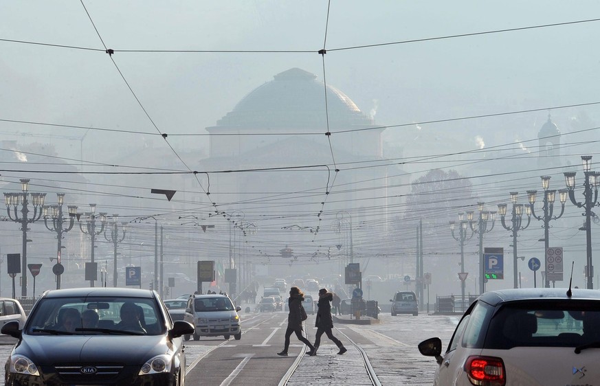 Smogverhangen: Turin.