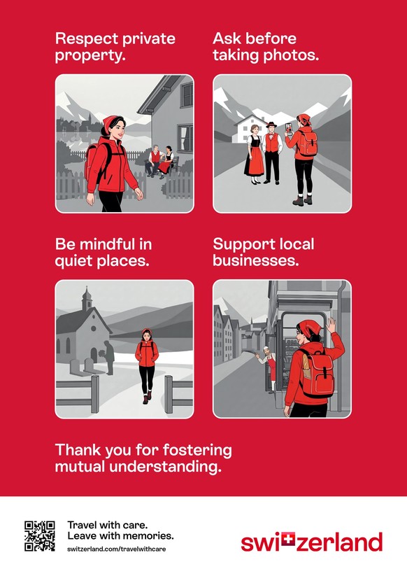 Travel with care. Leave with memories. - Lancierung der Initiative zur Gästesensibilisierung.