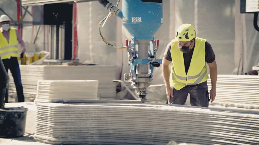 Haus mit dem 3DDrucker bauen so könnte scho bald gebaut