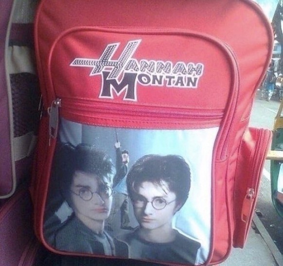 Faildienstag: Hannah Montan Harry Potter Rucksack