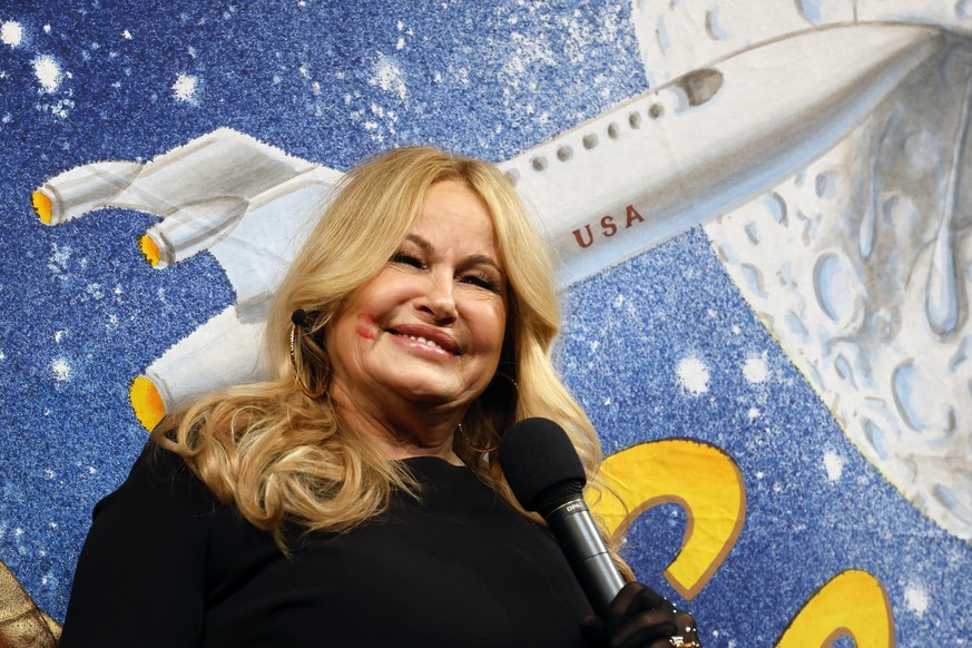 Jennifer Coolidge takes part in a roast honoring her as Harvard&#039;s Hasty Pudding Theatricals Woman of the Year, Saturday, Feb. 4, 2023, in Cambridge, Mass. (AP Photo/Michael Dwyer)
Jennifer Coolid ...