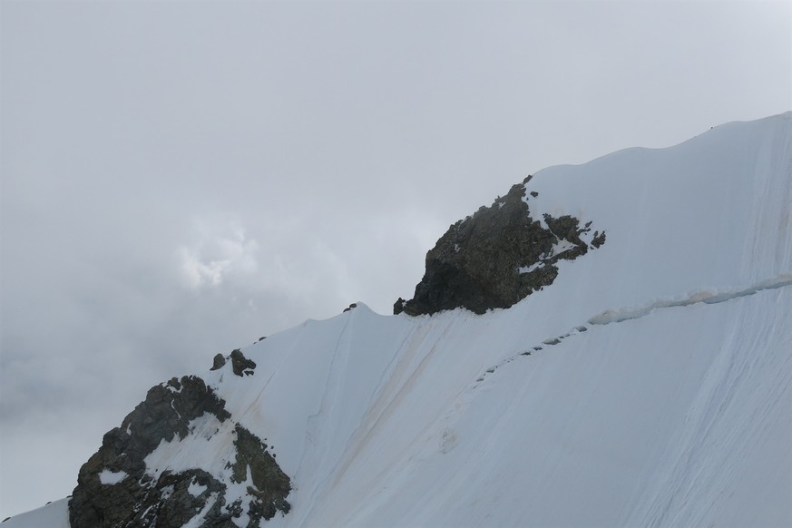 Hier kam es zum Unfall: Der Spallagrat am Piz Bernina.<br data-editable="remove">