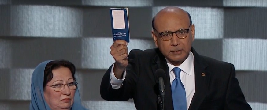 «Hast du die Verfassung überhaupt gelesen?» – Dieser muslimische Vater fertigt Trump so richtig ab