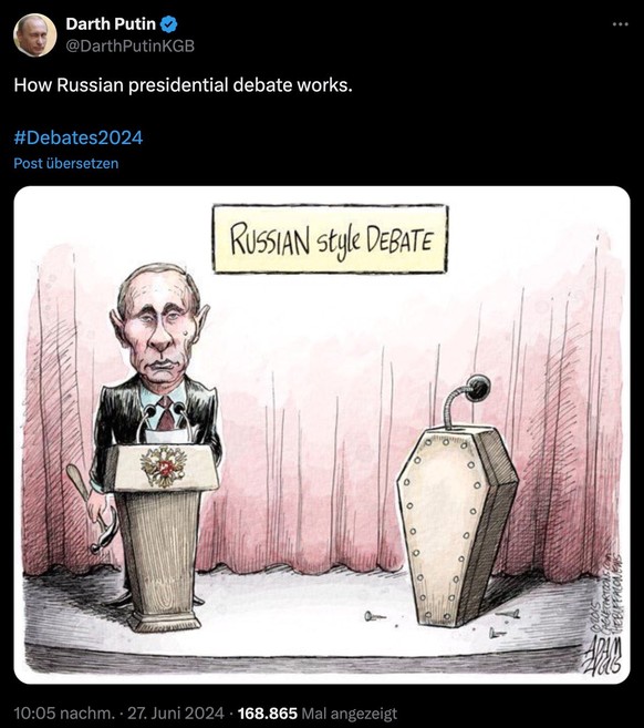 Putin-Karikatur