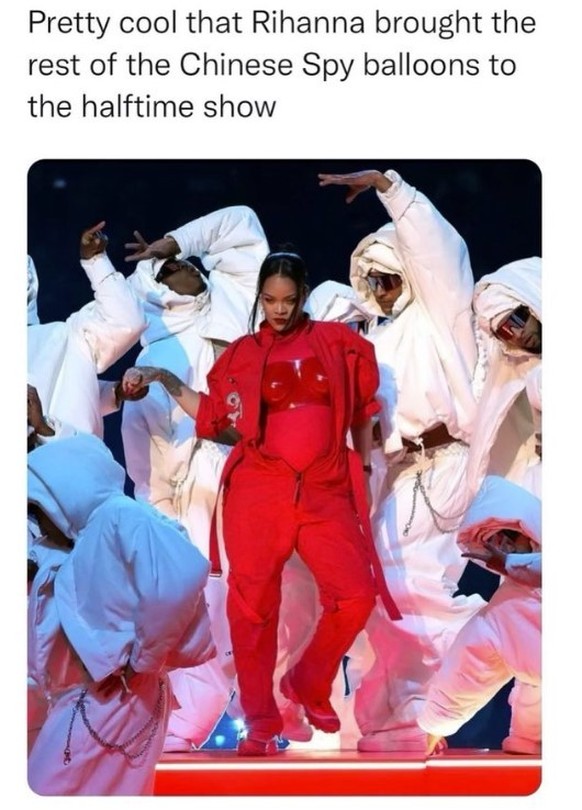 The best Super Bowl memes about Rihanna's halftime show