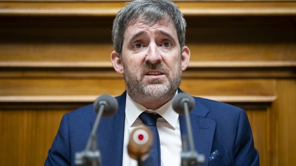 Philipp Kutter, Mitte-ZH, spricht waehrend der Herbstsession der Eidgenoessischen Raete, am Montag, 23. September 2024 im Nationalrat in Bern. (KEYSTONE/Anthony Anex)