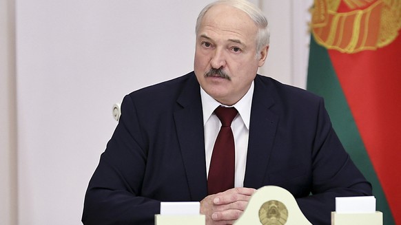 ARCHIV - Der belarussische Machthaber Alexander Lukaschenko. Foto: Nikolai Petrov/POOL BelTa/AP/dpa