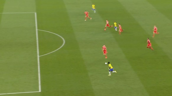 Schweiz Brasilien Offside