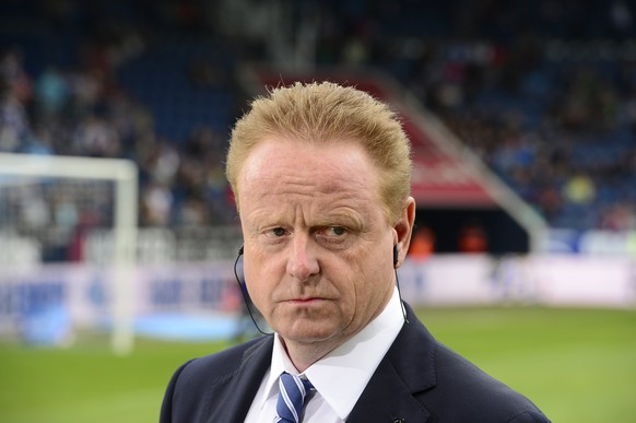 epa06219008 (FILE) - Image dated 25 May 2015 and taken before the Swiss Super League match between FC Lucerne and FC Zurich shows former Swiss national coach Rolf Fringer. Fringer, now working as a pu ...