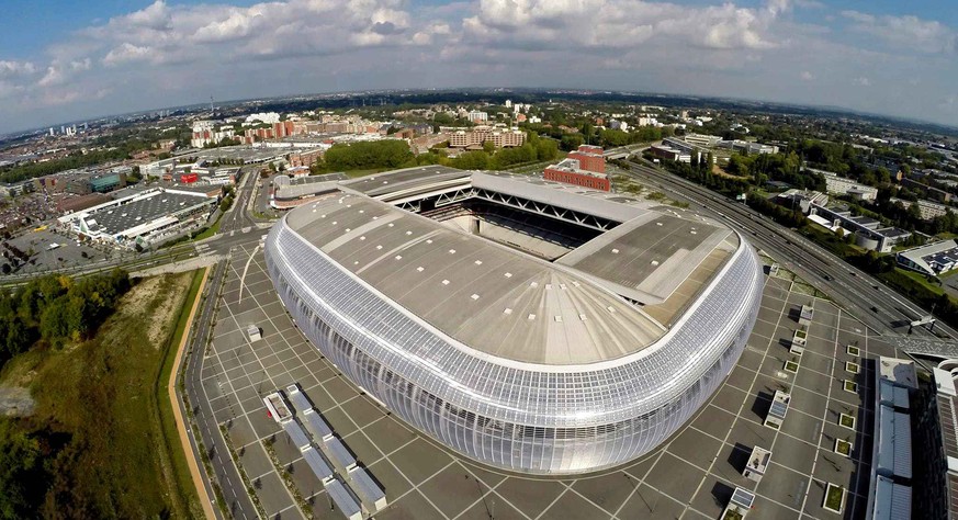 Das&nbsp;Stade Pierre-Mauroy fasst bei Ligue-1-Spielen 50'186 Zuschauer.