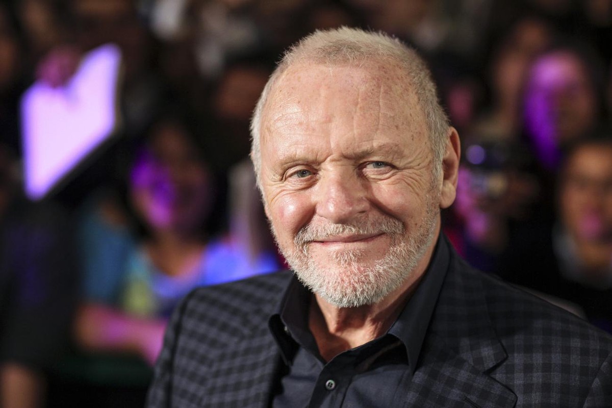FILE - In this Feb. 15, 2011 file photo, Anthony Hopkins smiles while posing for photos prior to the premiere of his new film "The Rite" in Mexico City.