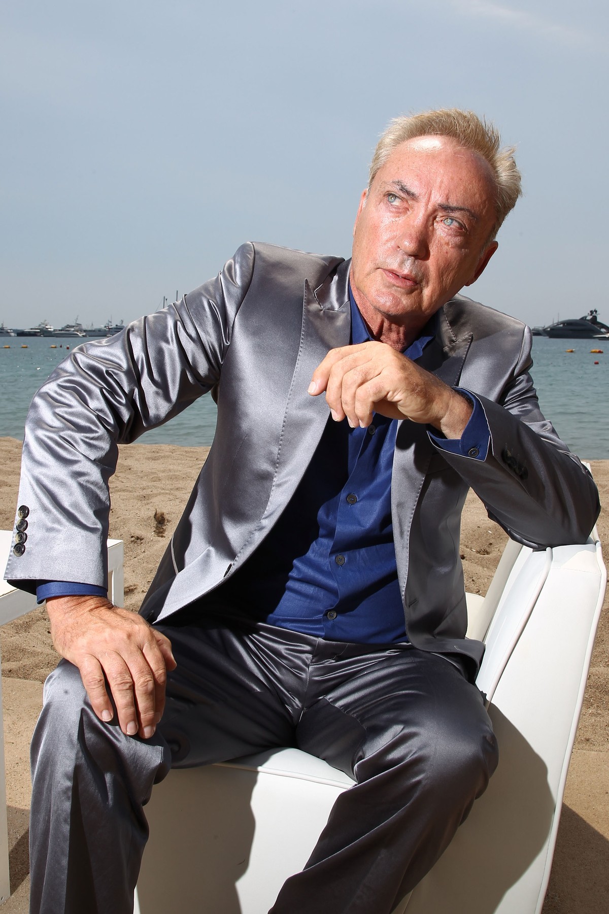 CANNES, FRANCE - MAY 19: Actor Udo Kier poses during a portrait session at Moet Beach during the 64th Cannes Film Festival on May 19, 2011 in Cannes, France. (Photo by Andreas Rentz/Getty Images)
