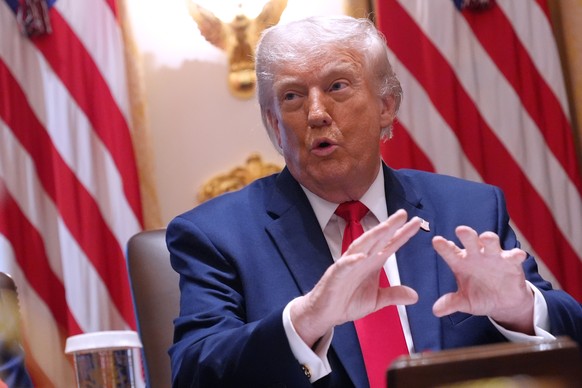 President Donald Trump speaks during a Cabinet meeting at the White House, Wednesday, May 27, 2026, in Washington. (AP Photo/Jacquelyn Martin)
Donald Trump