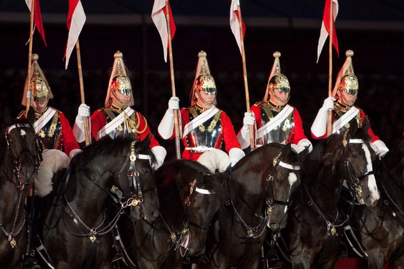 Die einst stolze britische Kavallerie ist eine Attraktion für Touristen geworden.