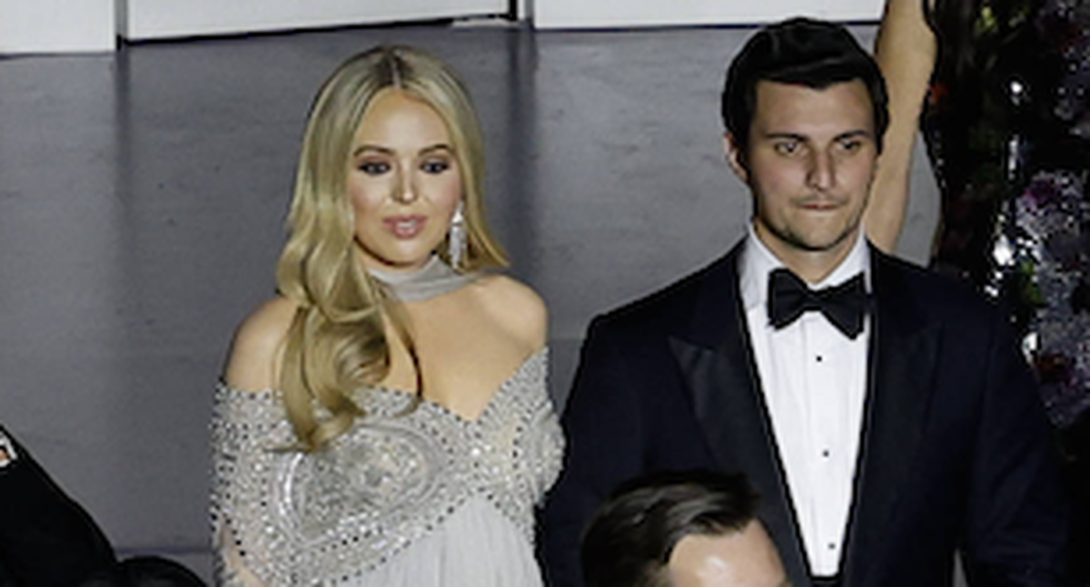 Tiffany Trump et son mari, Michael Boulos, lors du Liberty Ball.