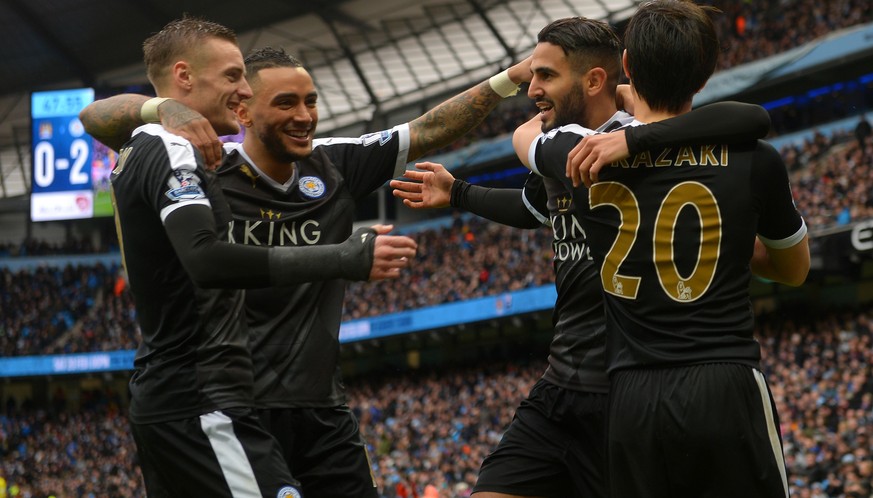 Fantastischer 3:0-Erfolg: Mahrez, Vardy und Co. zerlegen Manchester City in seine Einzelteile.