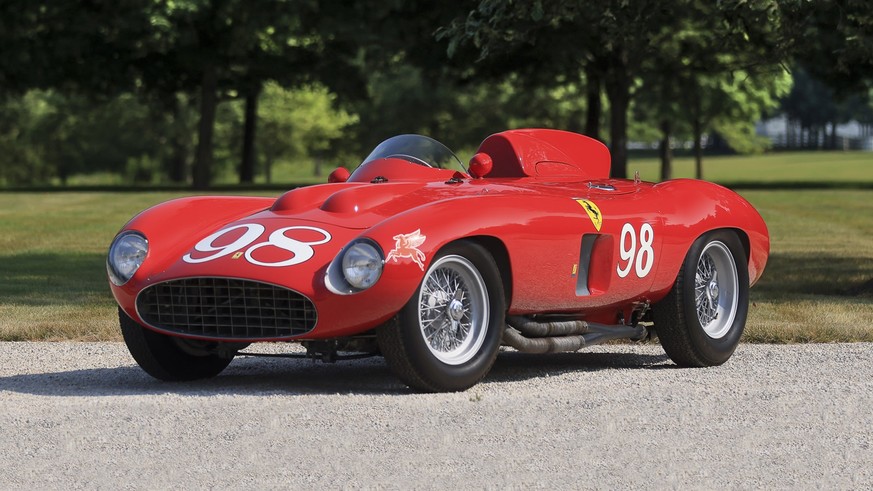 1955 Ferrari 857 Sport Spider $5,350,000 
https://www.goodingco.com/auction/pebble-beach-auctions-2024