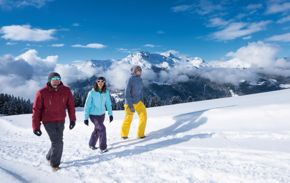 Madrisa Mässplatten Mässplatta Winterwanderung Rauszeit