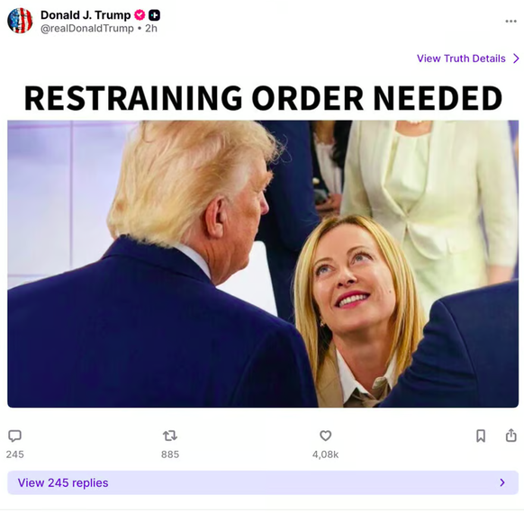 Trump Meloni