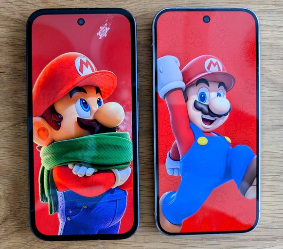 Pixel 9 und Pixel 9a von Google im Vergleich.