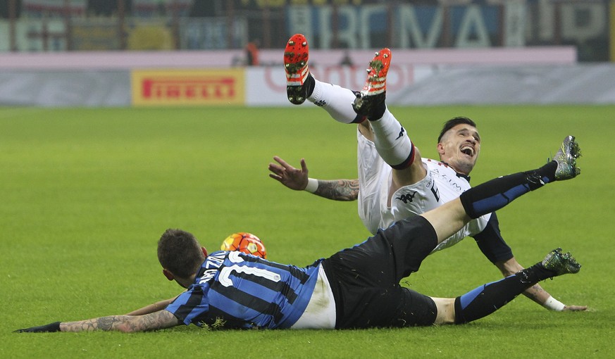 Letztes Jahr spielte Pisacane bereits im italienischen Pokal für Cagliari gegen Inter.