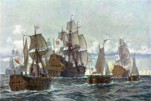 Die spanische Silberflotte verkehrte vom 16. bis zum 18. Jahrhundert in der Regel zwei Mal im Jahr, begleitet von Kriegsschiffen, zwischen Mittel- und Südamerika und Spanien.