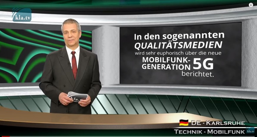 Wie aus der Tagesschau: So kommt das Video von Sektenprediger Ivo Sasek daher.