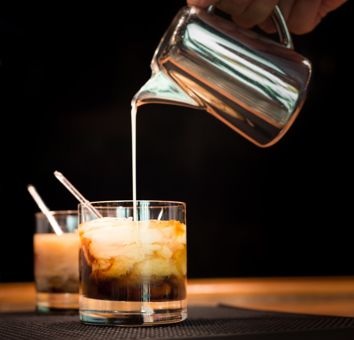winter cocktails white russian