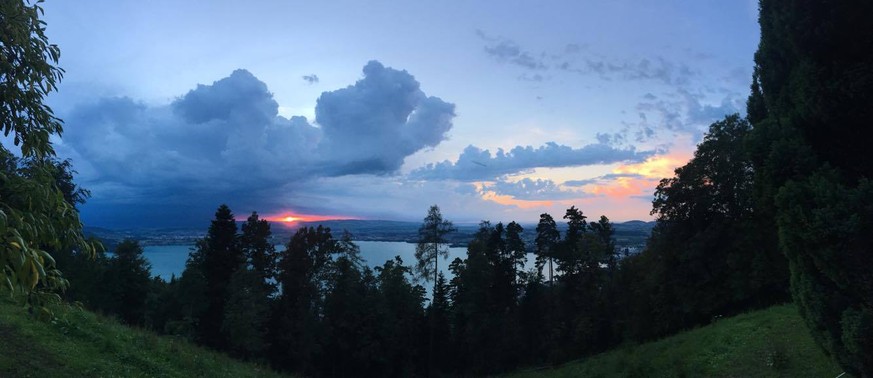 Unwetter Zugersee, Gewitter