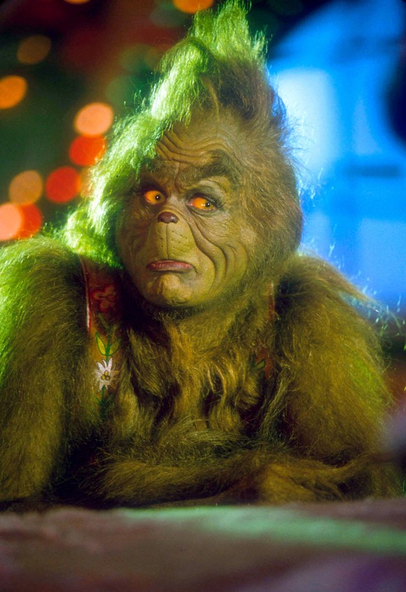 Jim Carrey Characters: Grinch Film: How The Grinch Stole Christmas USA/DE 2000 / Literaturverfilmung Nach Wie Der Grinch Weihnachten Gestohlen Hat Based On The Book By Dr. Seuss Director: Ron Howard 0 ...
