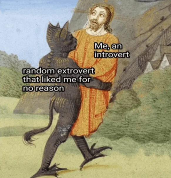 Memes für Introvertierte