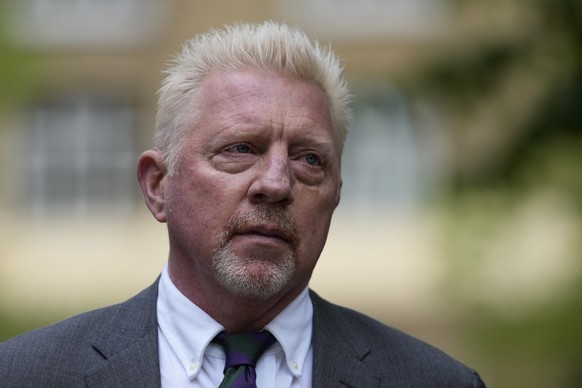 Former tennis player Boris Becker arrives at Southwark Crown Court in London, Friday, April 29, 2022. Becker was found guilty earlier of dodging his obligation to disclose financial information to set ...