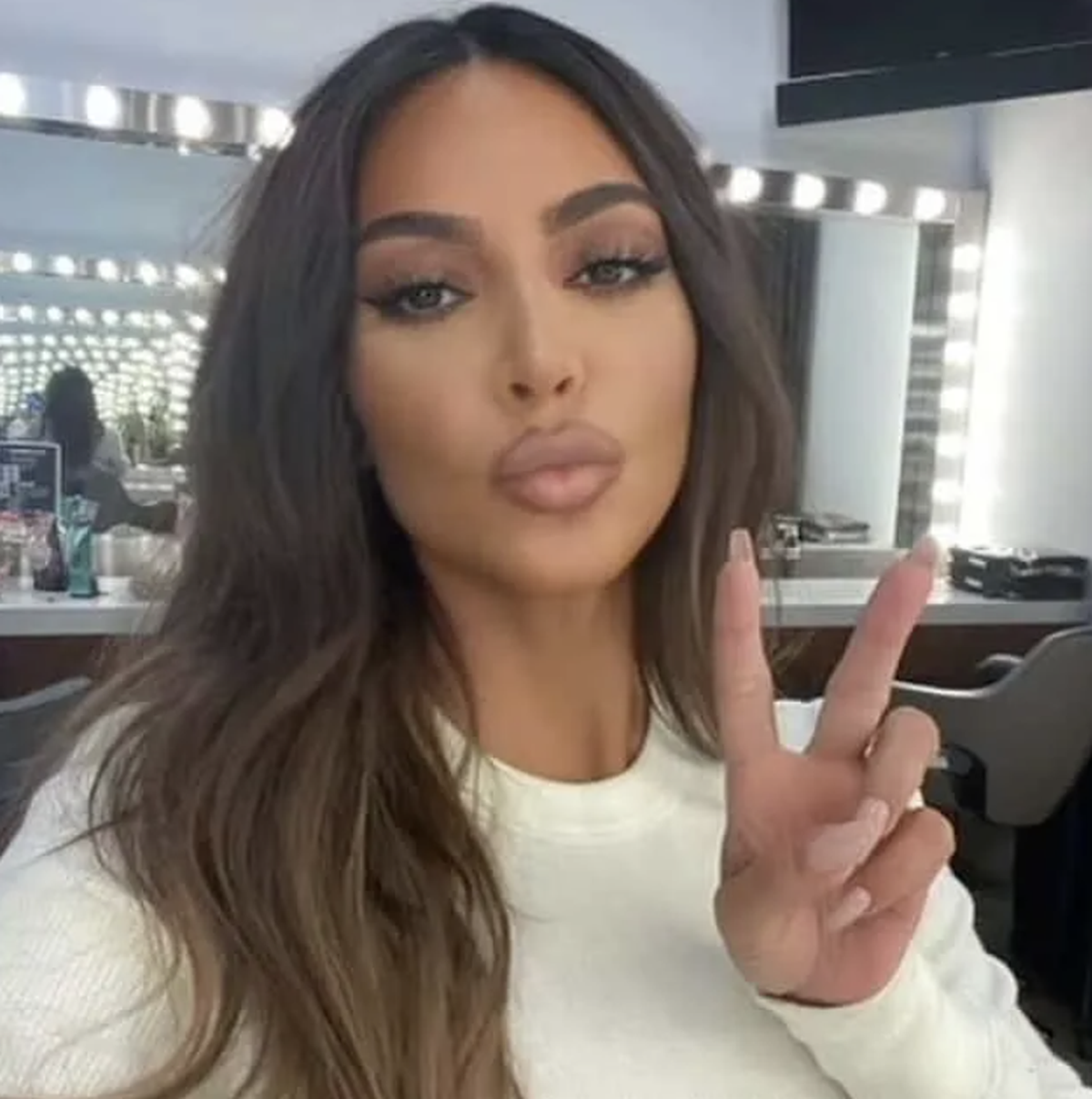 Kim K. et son duckface.